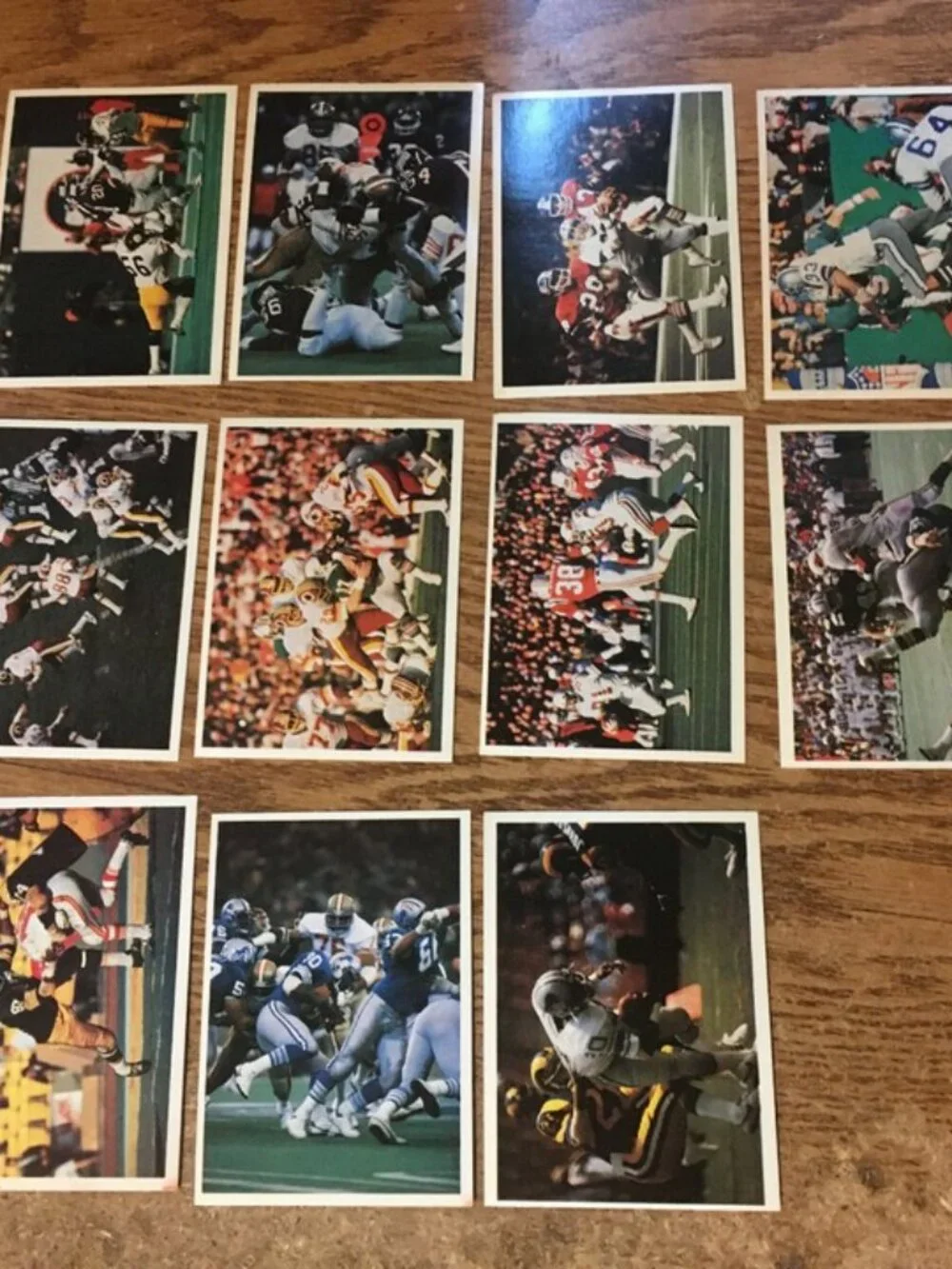 1986 JENO'S PIZZA ROLLS NFL ACTION STICKERS FOOD ISSUE COMPLETE SET OF 56